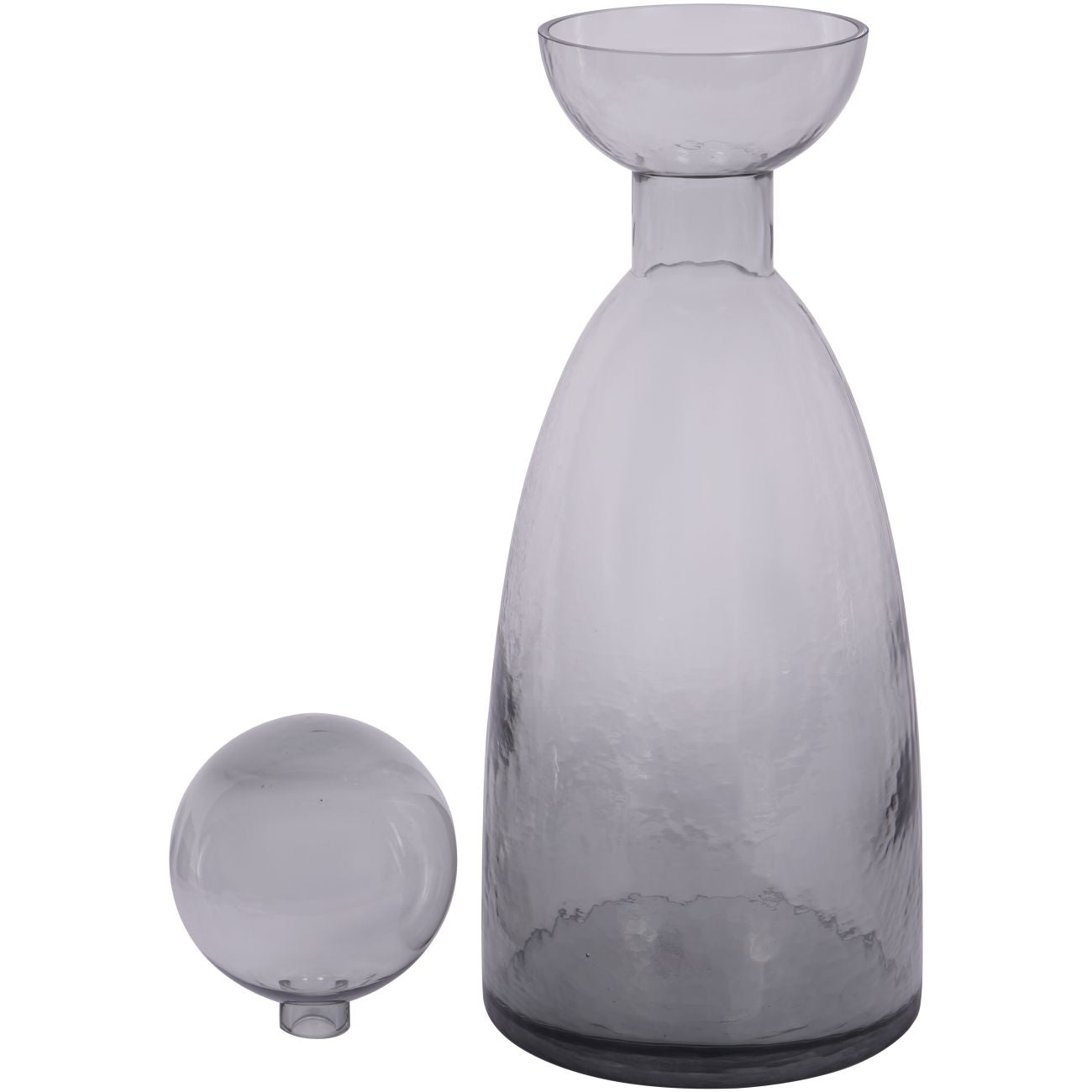 Vitrum Smoked Glass Bottle Vase Extra Large